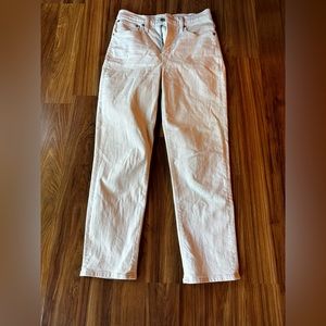 Madewell white jeans